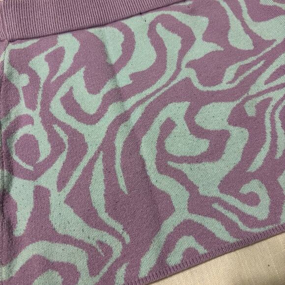 Motel Rocks Knit Two Piece Rave Set Purple Blue XS - Picture 8 of 8